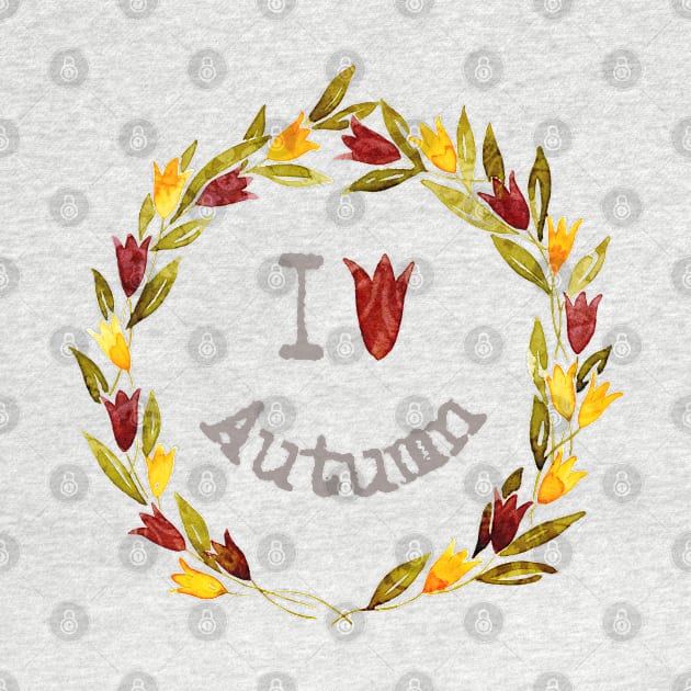 I love Autumn - Pocket Size by Paloma Navio